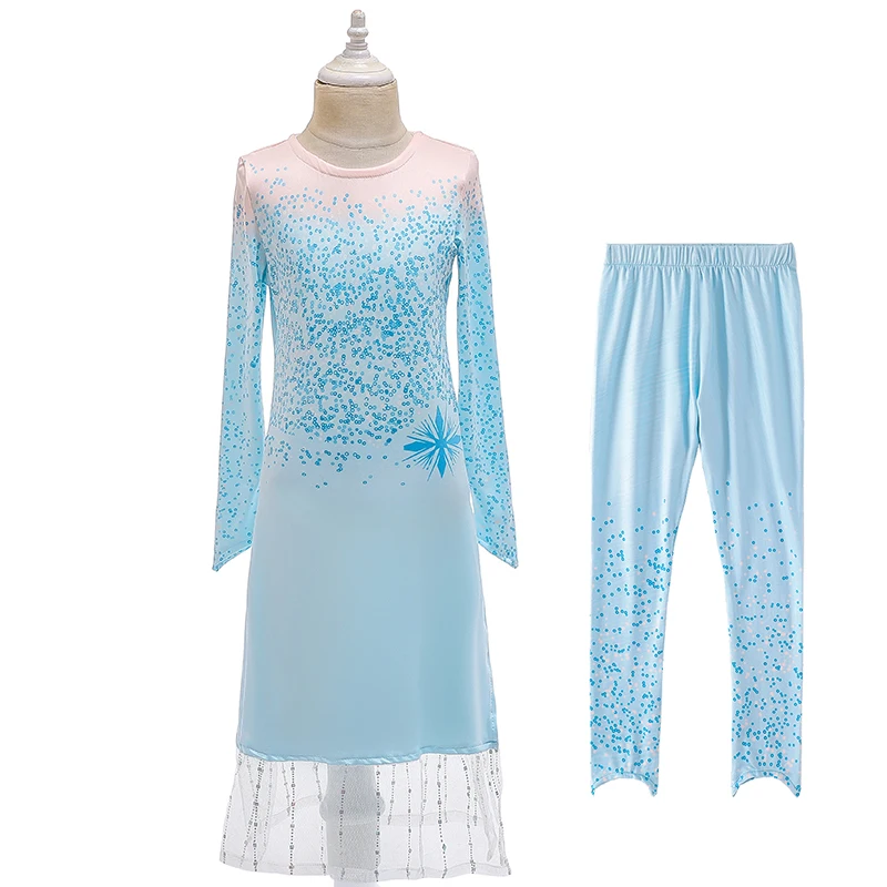 

Girls Cosplay Elsa Dress Kids Birthday Party Anna Vestidos Girl Clothing Children Princess Dress Costume For Girl Christmas
