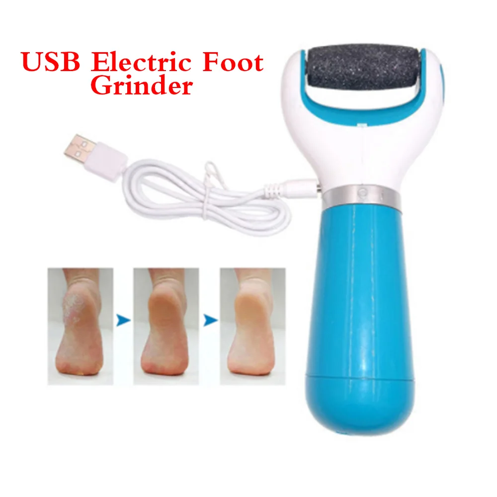 

USB Electric Foot Grinder Rechargeable Electric Pedicure Foot Grinding Machine Hard Dry Dead Cuticle Skin Remover Care Tool