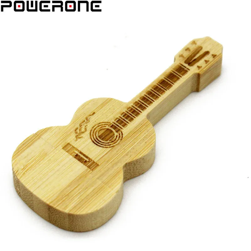 POWERONE USB 2 0 деревянные гитары стиль usb флэш накопитель музыкальный флеш 4 ГБ 16 32 64 Гб