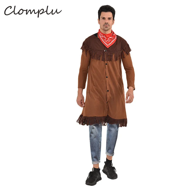 Clomplus ковбойский унисекс косплей Хэллоуин костюмы для женщин мужчины Взрослый
