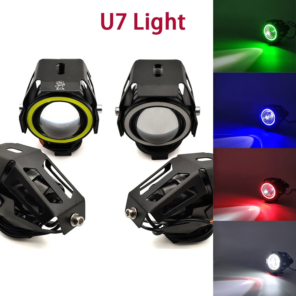 

For KTM 525EXR-W 250XC-F 250XCF-W 350XC-F 450XC-F Motorcycle Headlight spotlight moto U7 LED Light motorcycle accessories