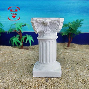 Да Смола римская колонна греческая Колонка модель статуя миниатюрная игра Sandplay сад двора диорама расположение пейзажей аксессуар