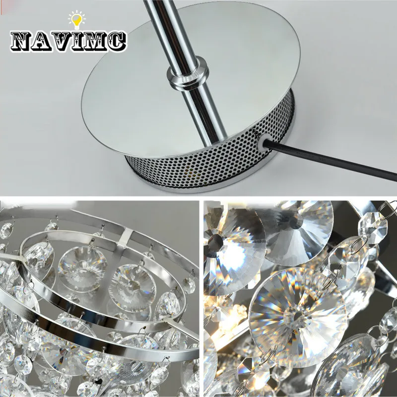 Led кристалл бордовый настольная лампа простой современный для спальни прикроватной тумбочке Творческий вертикальное освещение