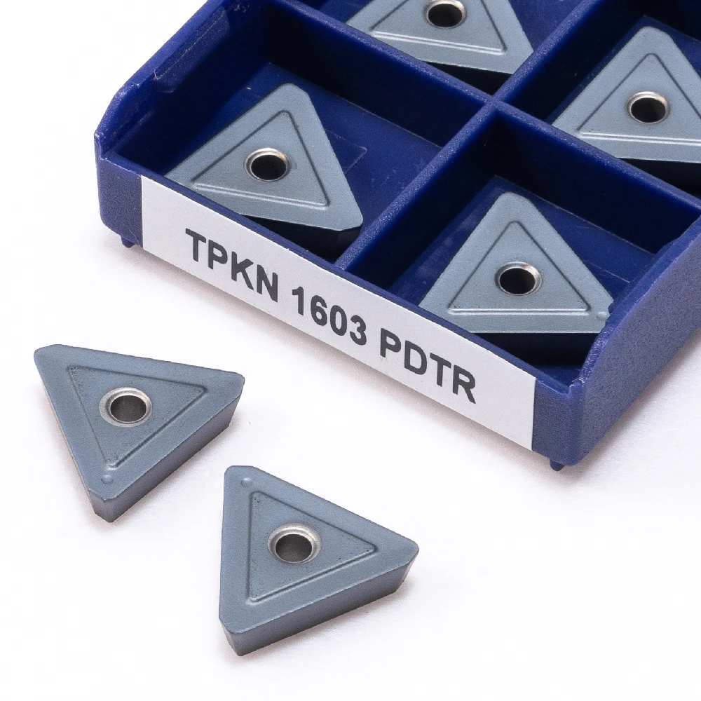 High Quality TPKN1603 PDTR LT30 Lathe Carbide Insert Hard Alloy Tool 10PCS TPKN 1603 Stainless Steel External Turning | Инструменты
