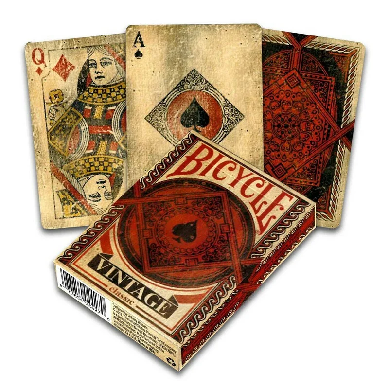 BUSKER VINTAGE BICYCLE DECK OF PLAYING CARDS BY USPCC & MANA POKER MAGIC TRICKS 