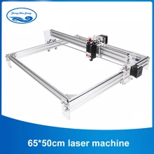 65*50 см 10 Вт лазерный гравировальный станок с ЧПУ 2 оси DC 12 В DIY домашний гравер Настольный деревянный маршрутизатор/резак/принтер машина с офлайн