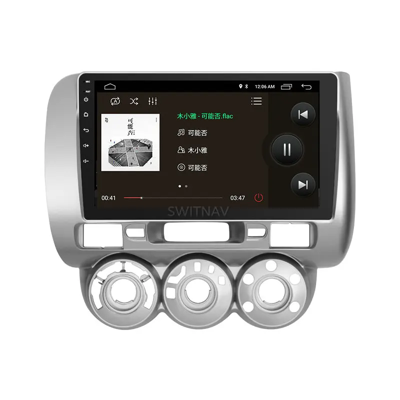 Discount SWITNAV Big Screen Android 9.0 CAR DVD Player For HONDA FIT(RHD) car multimedia support DVR DAB OBD car audio gps 4