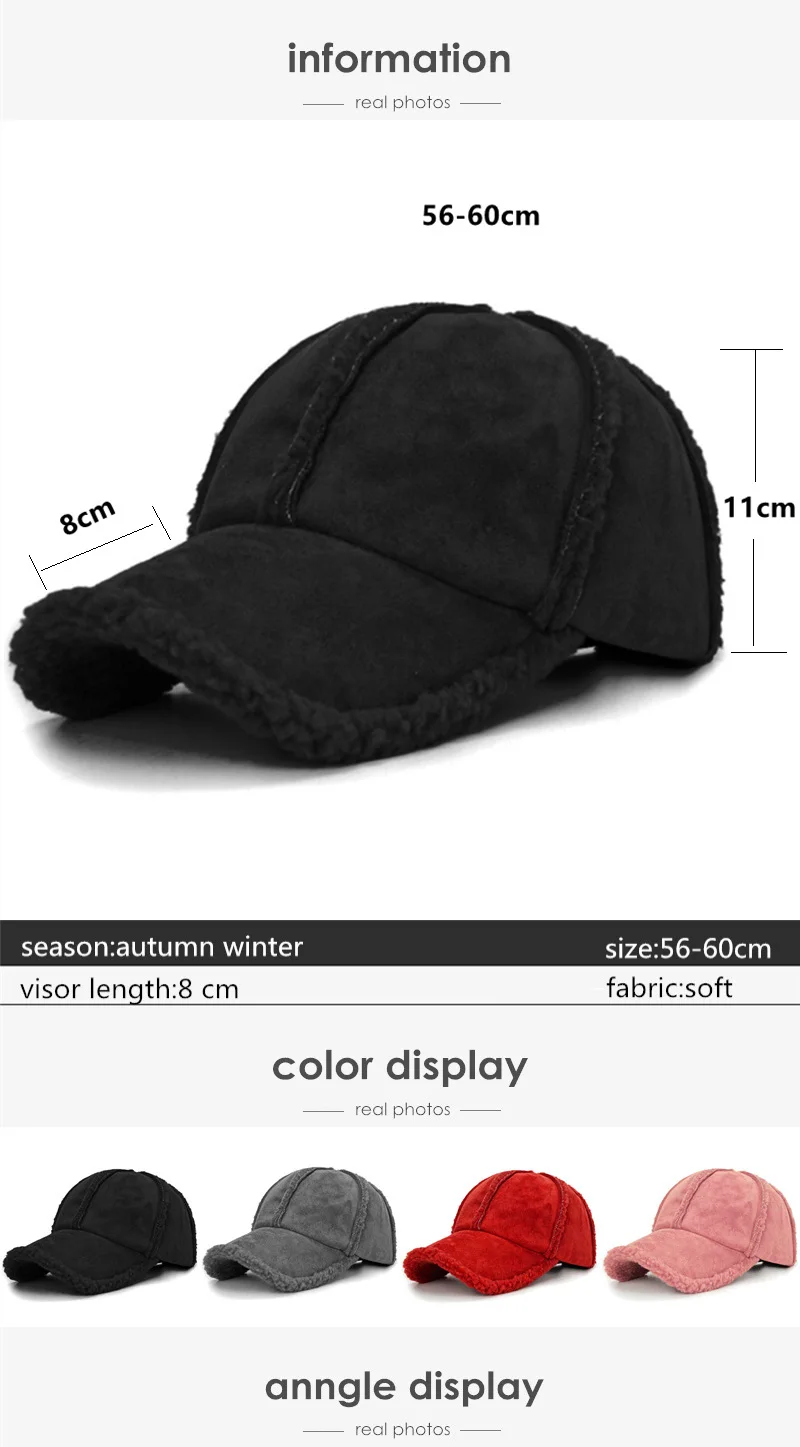 [NORTHWOOD] Новая модная брендовая зимняя бейсболка для женщин и мужчин плотная теплая шляпа шлем для папы Femme Gorra Snapback cap