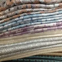 6 стилей ромашка Подсолнух золотая линия жаккардовая ткань костюм Cheongsam швейная нашивка текстиль diy полиэстер tissu ткань C875