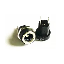 10 шт. 3A 12 В для источника питания постоянного тока гнездо гнездовой панельный разъем 5,5 мм 2,1 мм переходник 2 типа терминалов 5,5*2,1 мм