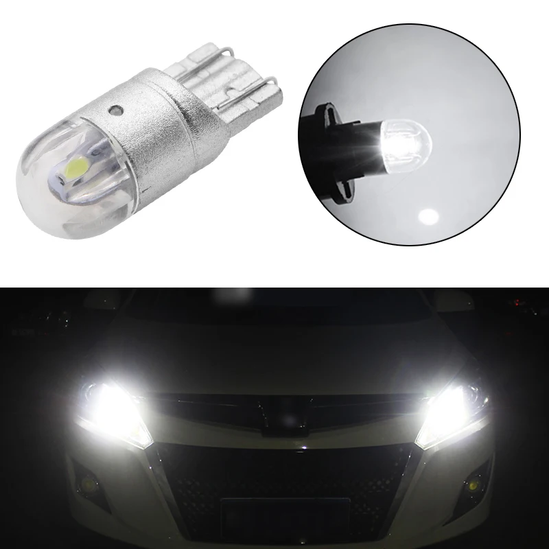 1 шт. сигнальная лампа 3030 T10 2 Led Автомобильная Лампа W5W Led T10 Светодиодные лампы для автомобилей Белый 5W5 зазор резервный Обратный Свет Стайлинг автомобиля