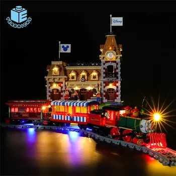 

LED Light Kit For Disnee Train and Station Lighting Set Compatible With 71044 (NOT Include The Model)