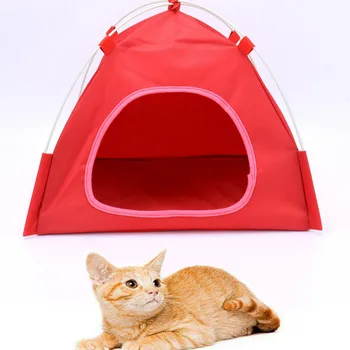 

Pet 6 Corners Collapsible Sunscreen Waterproof Oxford Cloth Tent Riding Portable Pet Outdoor Indoor House For Cats Dogs New
