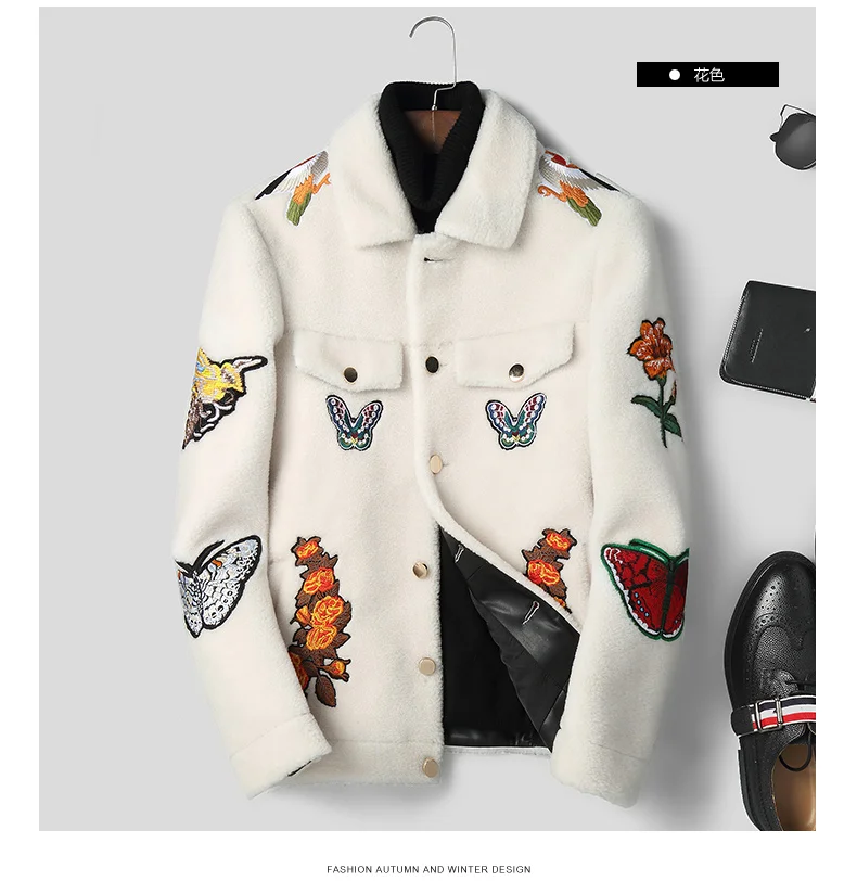 AH10586, модные мужские пальто и куртки,, Подиумные роскошные, известный бренд, Европейский дизайн, вечерние, Стильная мужская одежда - Цвет: Белый
