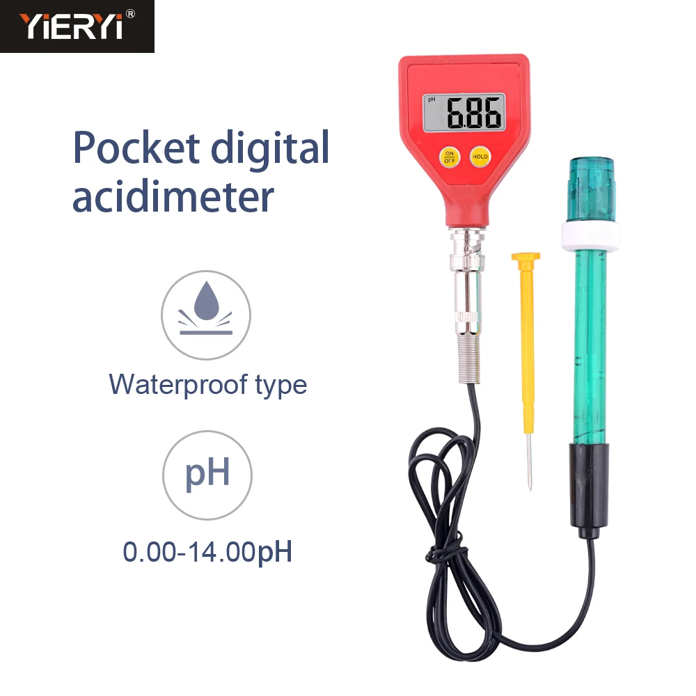 

pH-98105 Meter Digital Acidity Meter pH Tester Soil Meter Tester for Plants Flowers Vegetable Acidity Moisture pH Measurement