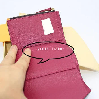 

100% Genuine Leather High-quality Women's Wallet Short Mini Wallet High-end Designer Brand With Gift Box And Dust Bag