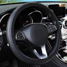 Universal Auto Lenkrad Abdeckung Skidproof Auto Steering-Rad Abdeckung Anti-Slip Präge Leder Auto-styling Auto zubehör