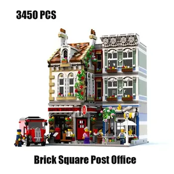 

IN STOCK City Street View Series Brick Bank Corner Cafe The Hospital Model Kit Building Blocks Fit Creator Expert Bricks