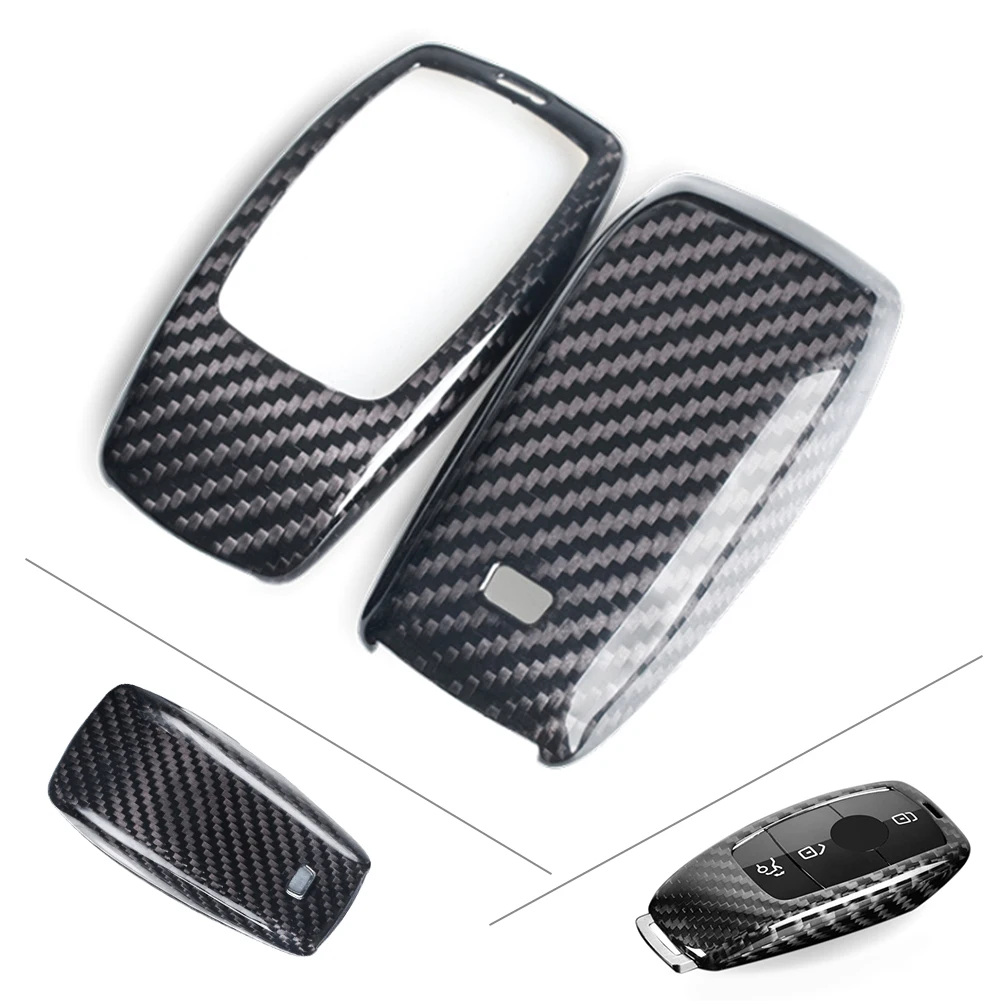 Auto-Afstandsbediening-Sleutel-Shell-Cover-Carbon-Fiber-Case-Behuizing ...