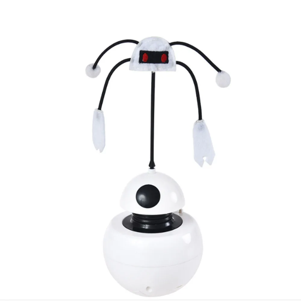 3 In 1 360 degrees Roatated Cat Electric Rolling Toy Robot Tumbler Laser Magic Ball Creative Toy Play Dolls