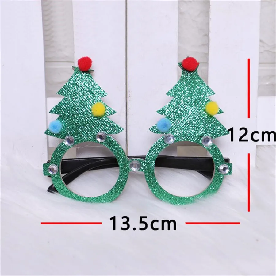 Christmas cartoon glasses decoration Christmas decoration adult children cartoon party glasses frame rich atmosphere 30A15 (9)