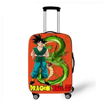 

18-32 Inch Dragon Ball Z DBZ Suitcase Cover Travel Luggage Suitcase Protector for Boys Girls Trolley Durable Protective Cover