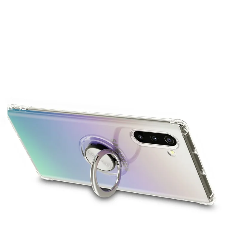 Чехол для samsung Galaxy Note 10 Чехол ударопрочный прозрачный Стенд для колец на палец Магнитный чехол для Galaxy Note 10 Plus 5G чехол