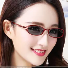 Youe shone, дизайн, титановый сплав, для улицы, фотохромные очки для чтения, Woen Sun, автоматическое обесцвечивание, Пресбиопия, дальнозоркость