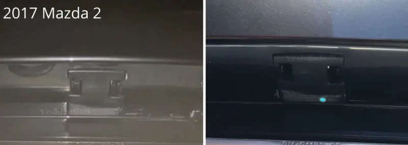 Yeshibation камера заднего вида для Mazda 2 хэтчбек(5 дверей) HD CCD ночное видение Резервное копирование Парковочная камера