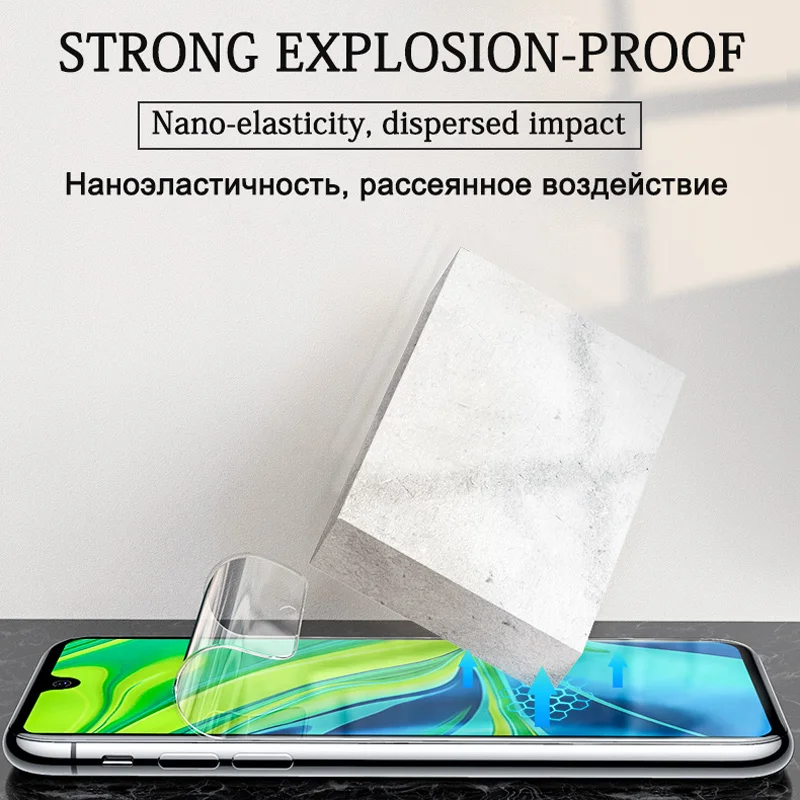 2 шт. 200D Гидрогелевая пленка для Xiaomi Mi 9T Pro A3 9 Lite 8 SE CC9 CC9E Защитная пленка для экрана не стекло