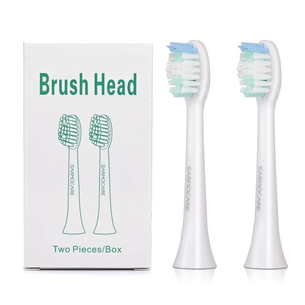 Toothbrushes Head for Sarmocare S100/200 2PC Ultrasonic Sonic Electric Toothbrush fit Digoo DG-YS11 Electric Toothbrushes Head Toothbrushes Head for Sarmocare S100/200 2PC Ultrasonic Sonic Electric Toothbrush fit Digoo DG-YS11 Electric Toothbrushes Head