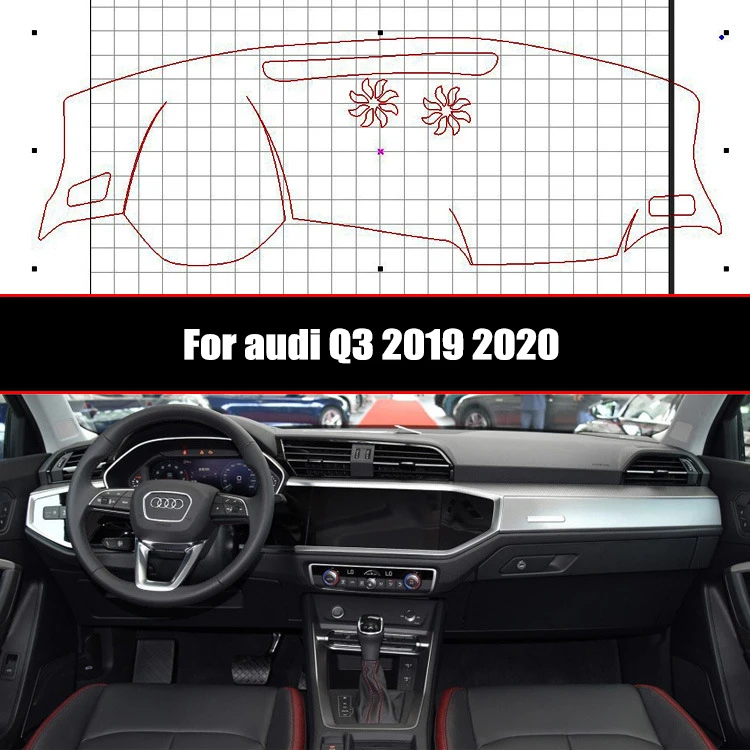Автомобильный Стайлинг для audi Q3, чехлы на приборную панель автомобиля, коврик, избегающий светильник, защита от солнца, автомобильные аксессуары