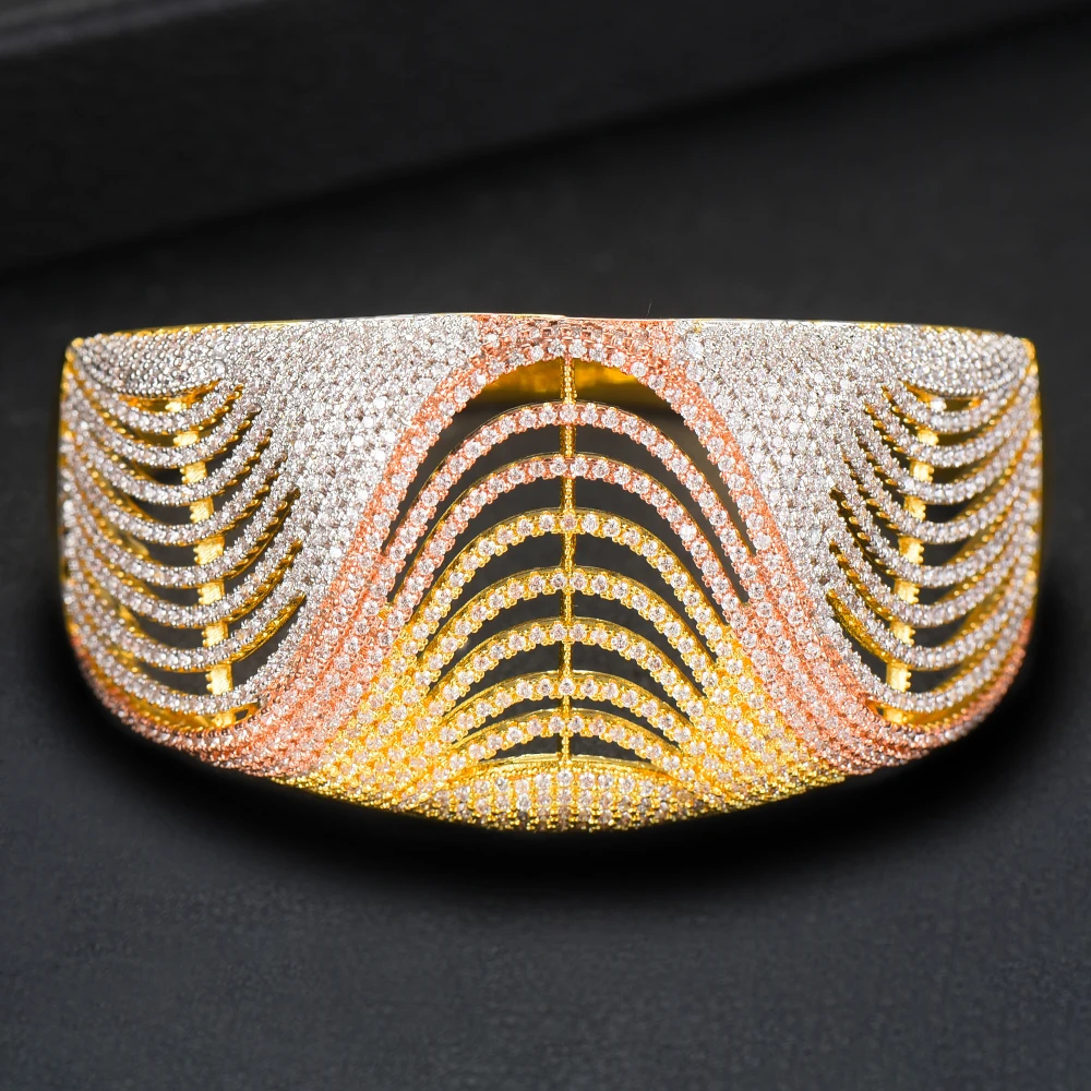 SisCathy, роскошный Дубай, свадебный браслет, набор колец, Модный Циркон, CZ, Свадебные Ювелирные наборы для женщин, aretes de mujer, современный стиль
