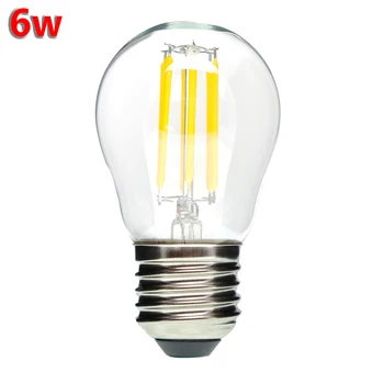 

6pcs Set 220V Candle Light Spot Lamp Lighting And Décor Retro Filament LED Bulb Home Landscape Walkway Garden Yard