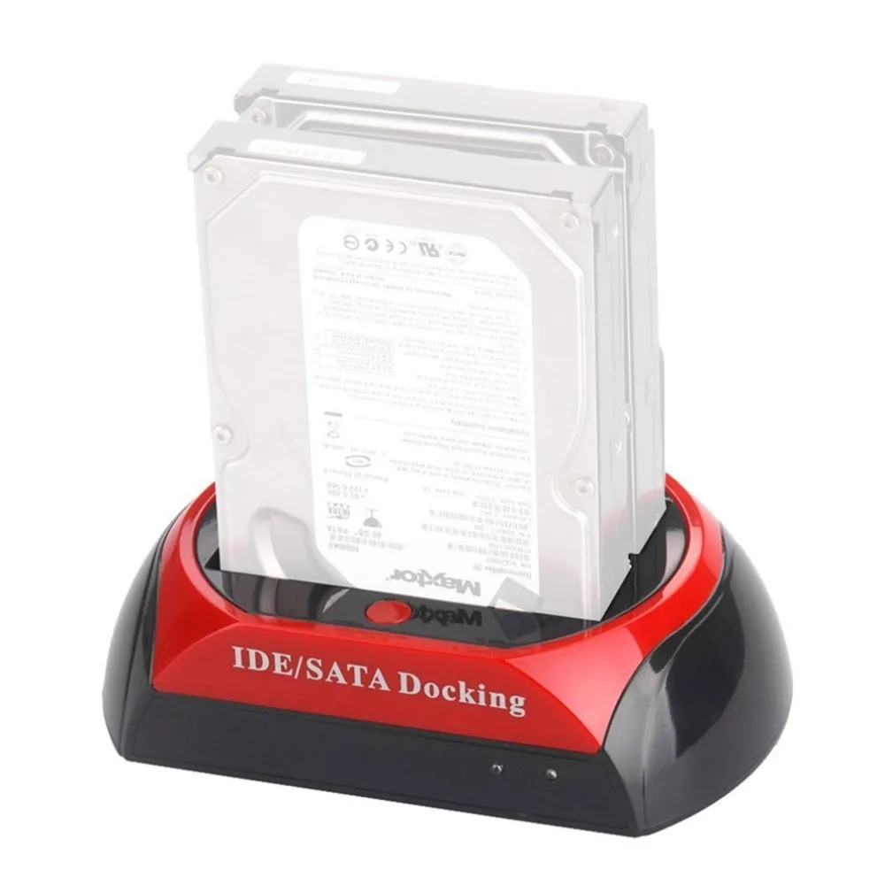 HDD Docking Station Dual Internal Hard Disk Drive Docking Station HDD Case HDD Enclosure for 2.5 Inch 3.5 Inch SATA to USB 2.0 HDD Docking Station Dual Internal Hard Disk Drive Docking Station HDD Case HDD Enclosure for 2.5 Inch 3.5 Inch SATA to USB 2.0