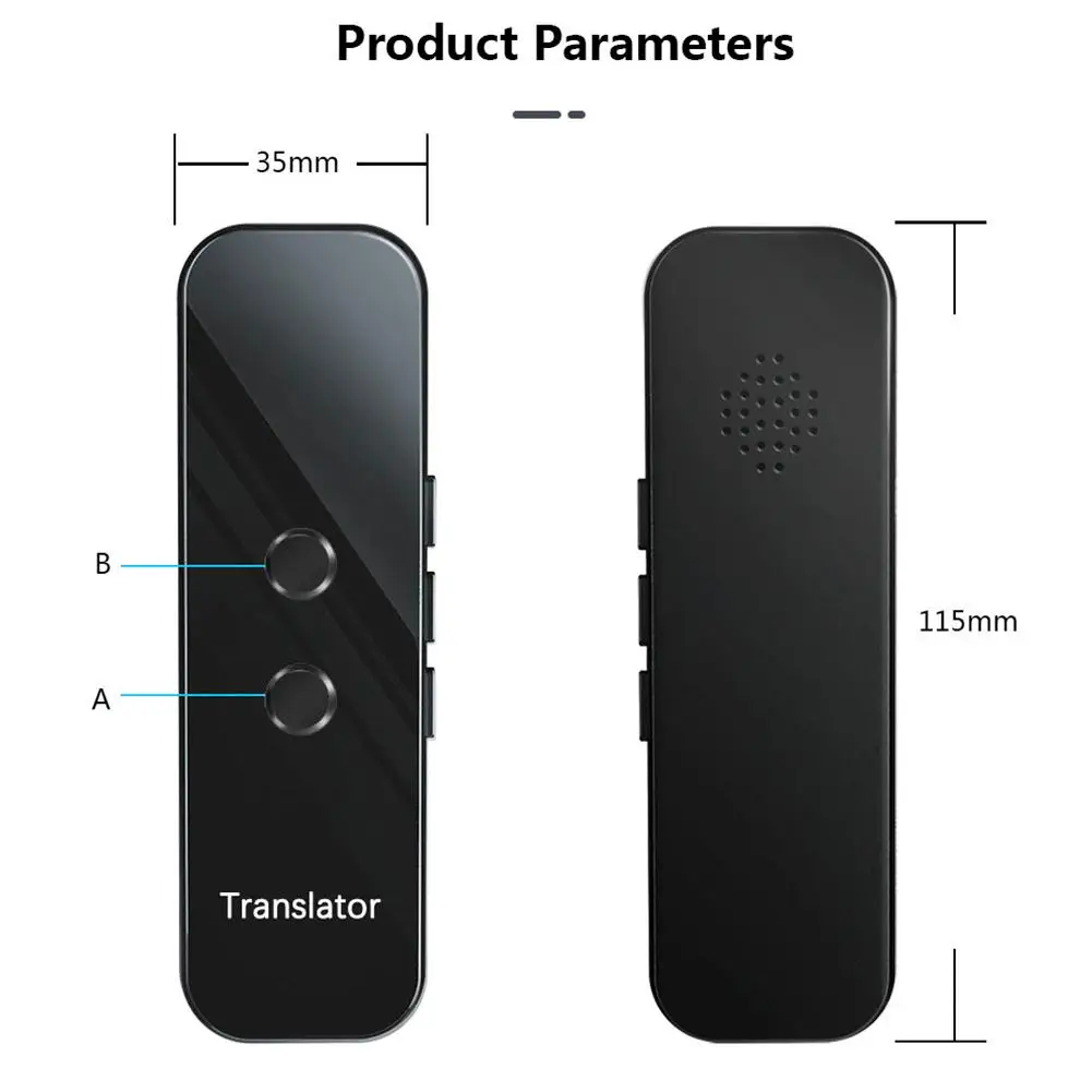 Bluetooth переводчик новейший умный голосовой переводчик устройство электронный портативный 3 в 1 голосовой/текстовый/фотографический# M2
