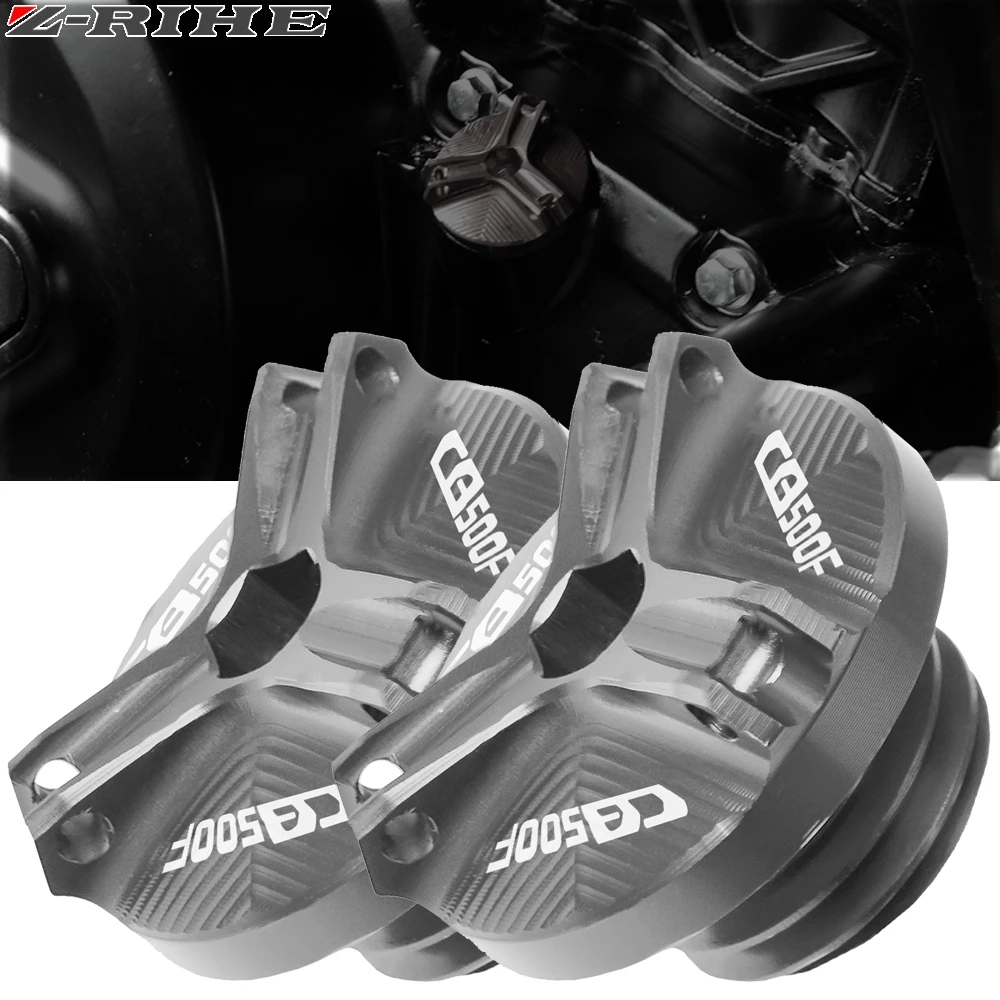 

Motorcycle Engine Oil Filler Cup Cap Oil Filler Cap Plug Cover For HONDA CB500F CBR500R CB500X CB 500F 2013-2018 2014 2015 2016