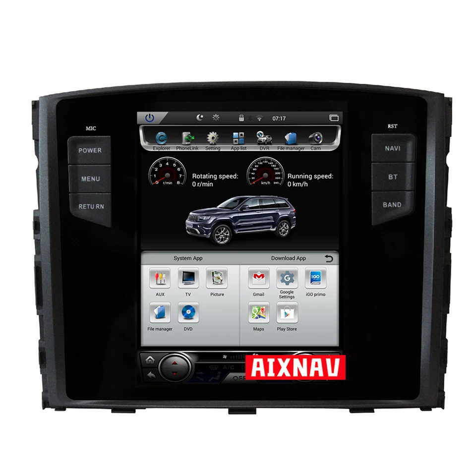 Sale 2 Din Car Radio HD Touch Screen Bluetooth Multimedia Player USB GPS Navigator Autoradio Backup Monitor for Mitsubishi Pajero 3