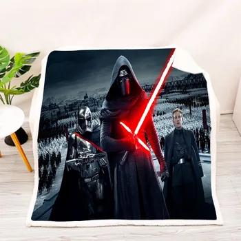 

star wars characters Movie funny Anime Blanket 3D full printed Wearable Blanket Adults/kids Fleece Blanket drop shippng style -2