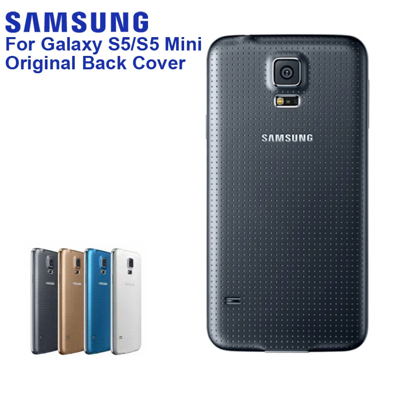 SAMSUNG оригинальная задняя крышка батарейного отсека Корпус чехол для Samsung GALAXY S5 G900S