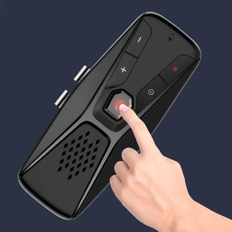 Автомобильный Bluetooth 5,0 беспроводной приемник солнцезащитный козырек клип аудио адаптер Громкая связь