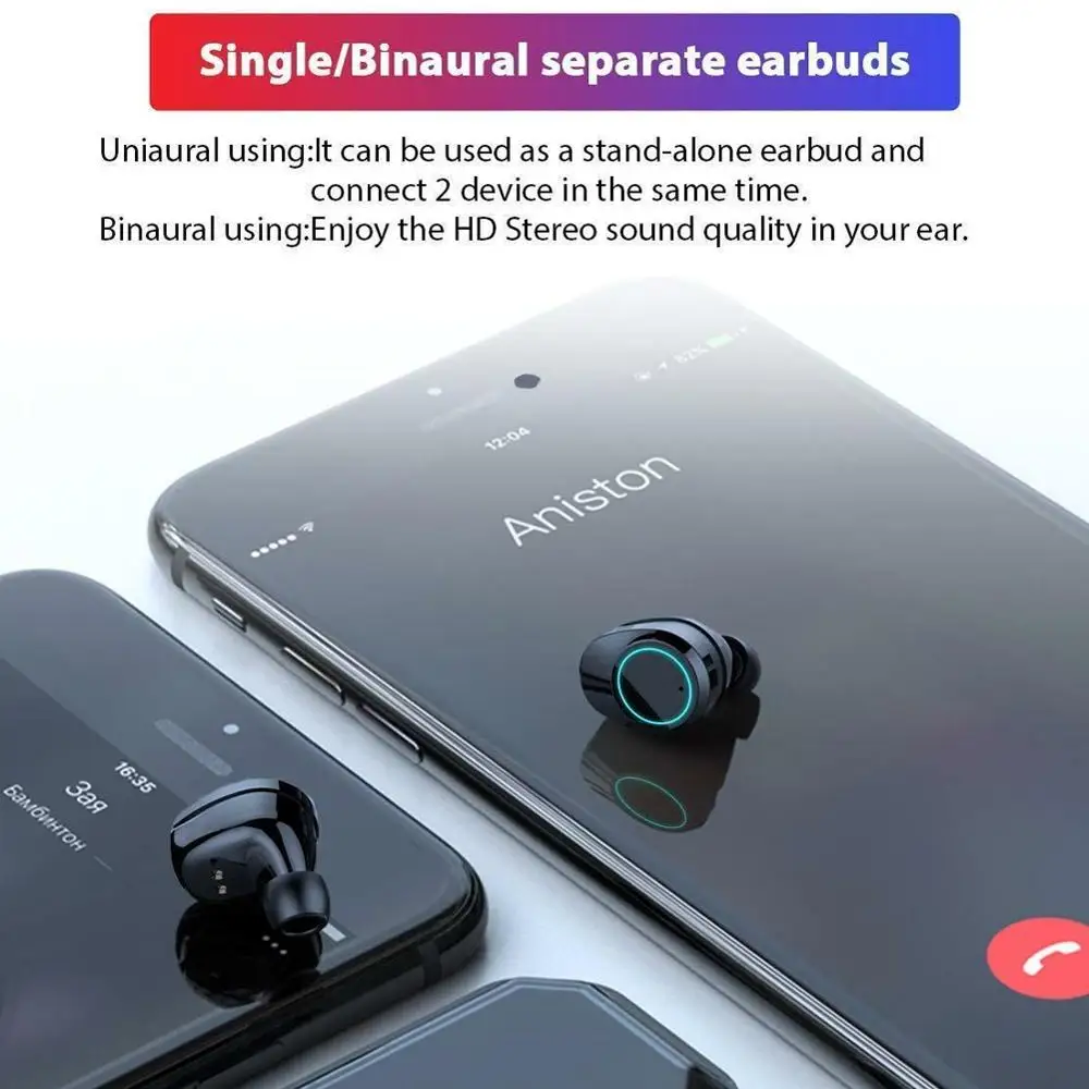 G02 TWS 5,0 Bluetooth 9D стерео наушники беспроводные наушники IPX7 водонепроницаемые наушники 3300 мАч светодиодный внешний Смарт-аккумулятор держатель телефона