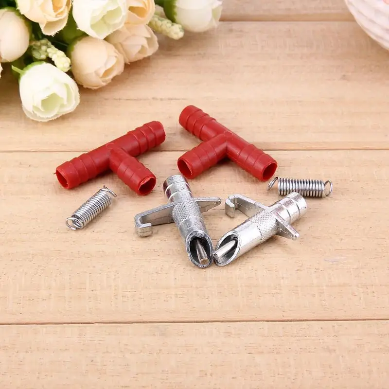 

20pcs Home Use Automatic Nipple Water Feeder Waterer Drinker Poultry Feeder For Rodents Mouse Bunny Rabbit Farm Animal Supplies
