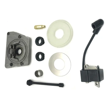 

New Ignition Coil Module neto for Husqvarna 135 140 Chainsaw & Oil Pump Worm Gear Dust Washer Hose Filter Kit