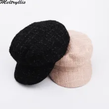 [Meltryllis] модная твидовая Военная Кепка для мужчин и женщин, модная кепка для яхты, женская кепка для шкипера, Кепка Капитана