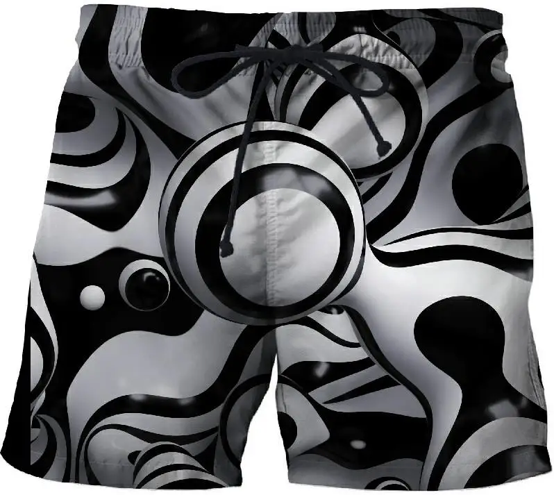 STK-268 nouveau gouttes d'eau imprimе Plage шорты hommes шорты Plage 3d dront conseil шорты sauchage rapide pantalon marque panta - Цвет: STK-268