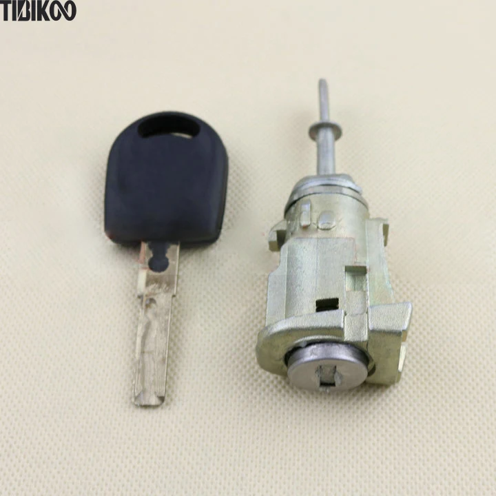 Car Lock Cylinder for VW Polo Left Door Lock Cylinder for Volkswagen 2002-2012