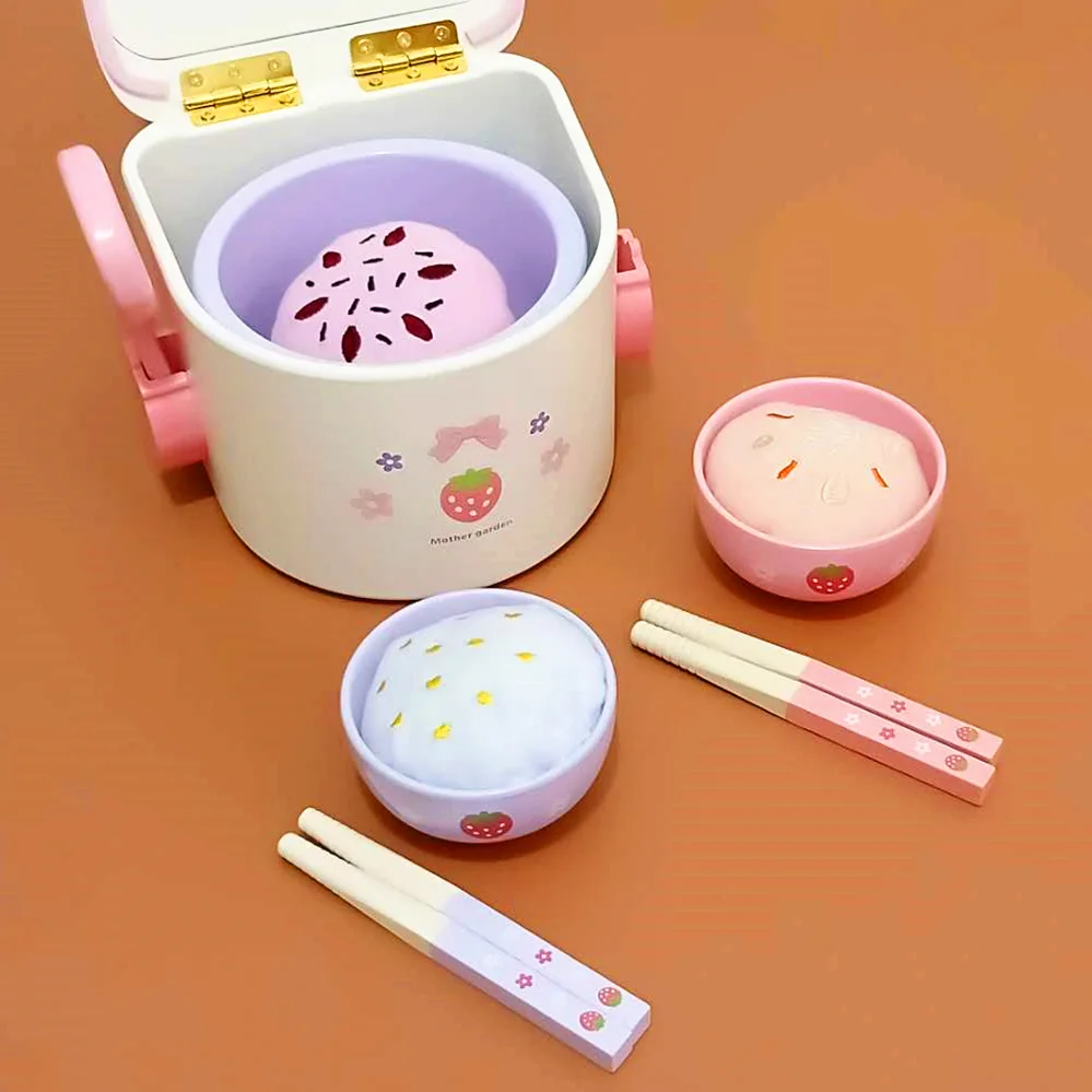 

Children Wooden Play House GIRL'S Cooking Toy Rice Cooker Boy Model Small Appliances Kitchen Rice Cooker Gift