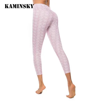 

Kaminsky Fitness Leggings High Waist Leggins Fashion Comfortable Athleisure Leggings Push Up Elastic Slim Pants