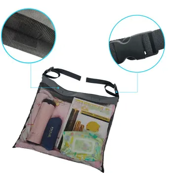 

Wheelchair Storage Bag Durable Polyester mesh cloth Wheelchair Bag Backpack for the Back with Pockets Mobility Devices Accessory